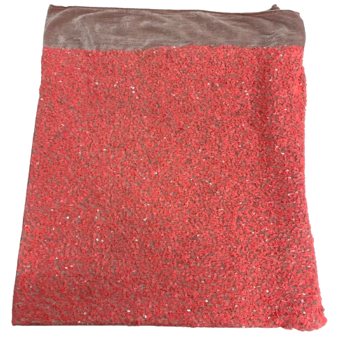 Sequins Embroidered Stretch Velvet Rodeo Fabric - Prismatic Fiber Arts