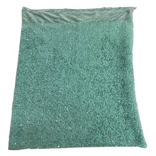 Sequins Embroidered Stretch Velvet Rodeo Fabric - Prismatic Fiber Arts