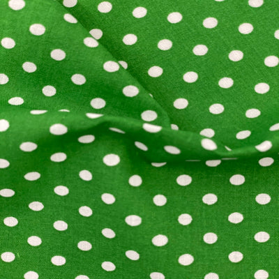 Mini Polka Dot Printed Poly Cotton Fabric - Prismatic Fiber Arts