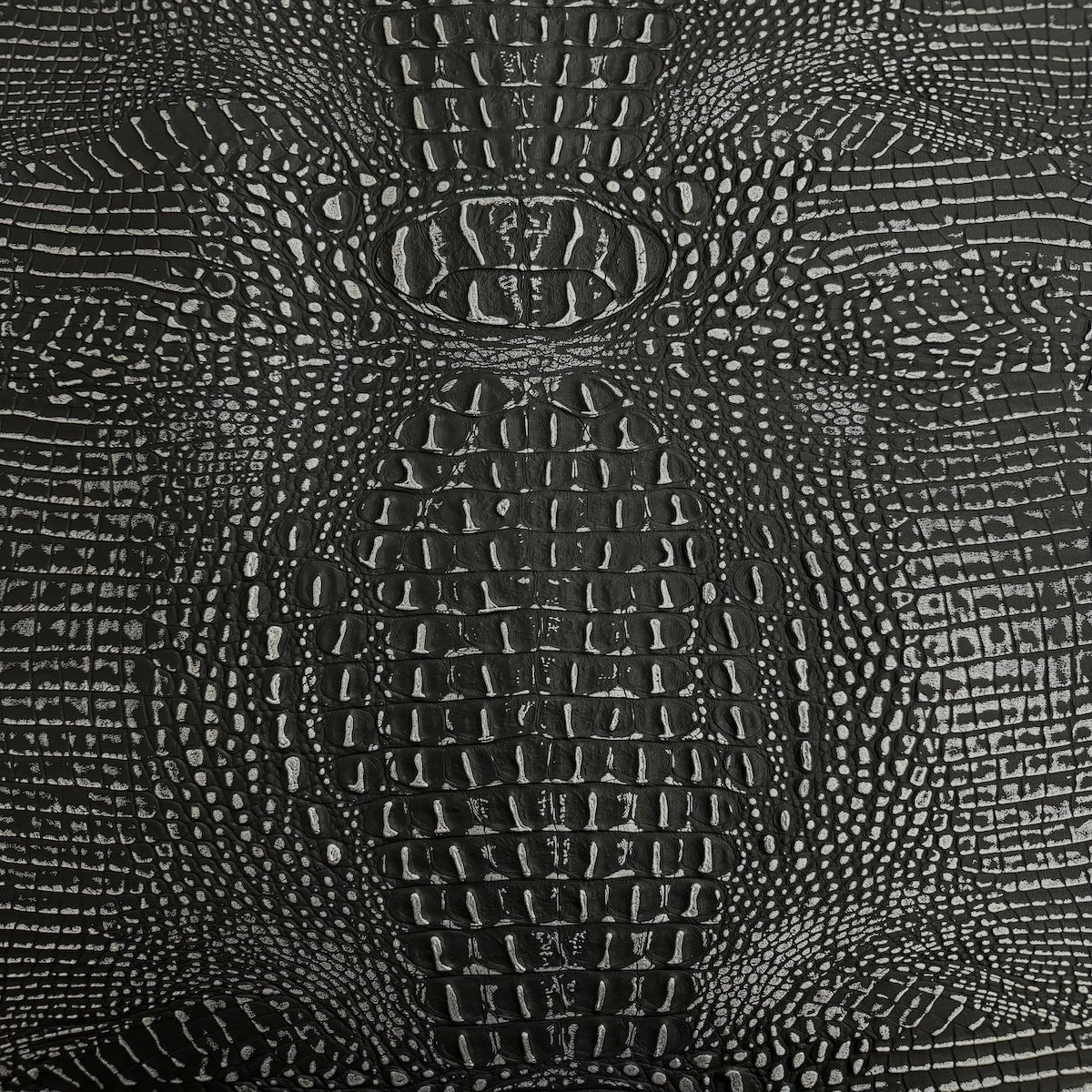Mugger Two Tone Gator Faux Leather Vinyl Fabric - Prismatic Fiber Arts