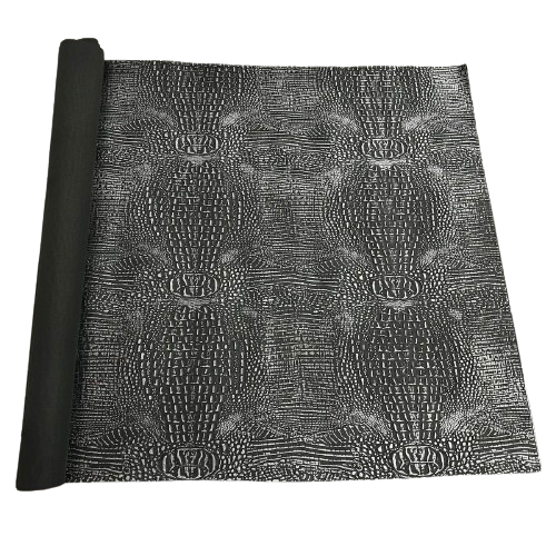 Mugger Two Tone Gator Faux Leather Vinyl Fabric - Prismatic Fiber Arts