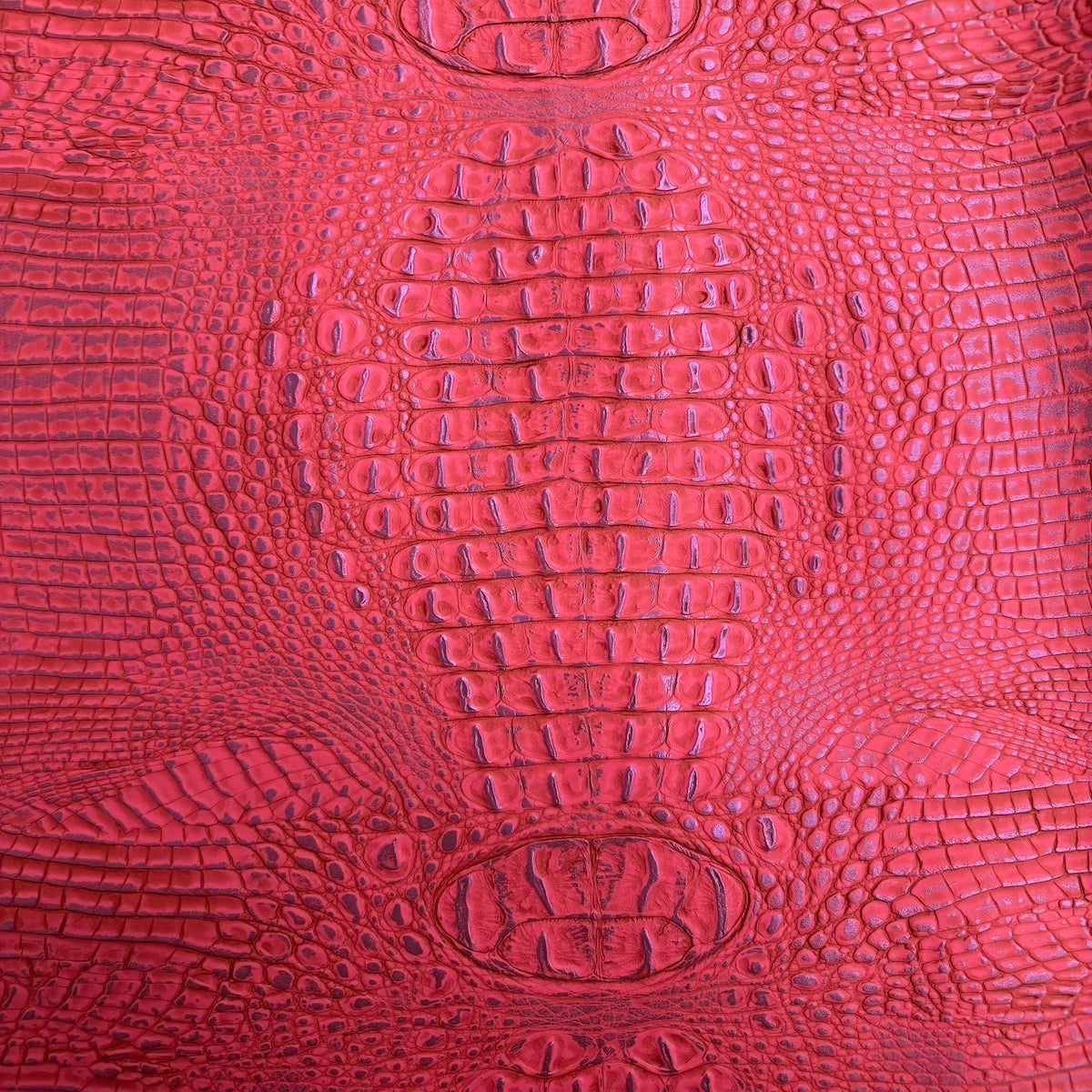 Mugger Two Tone Gator Faux Leather Vinyl Fabric - Prismatic Fiber Arts