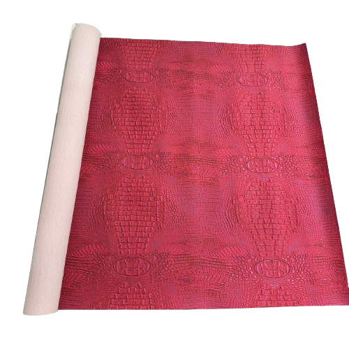 Mugger Two Tone Gator Faux Leather Vinyl Fabric - Prismatic Fiber Arts