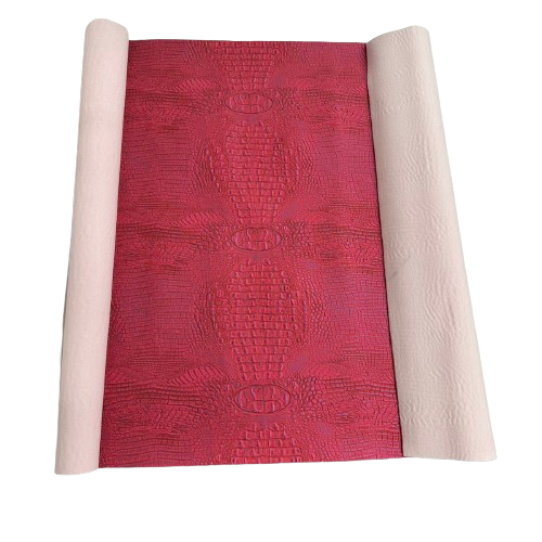 Mugger Two Tone Gator Faux Leather Vinyl Fabric - Prismatic Fiber Arts