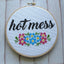 Hot Mess Counted Cross Stitch DIY KIT Intermediate - Prismatic Fiber Arts