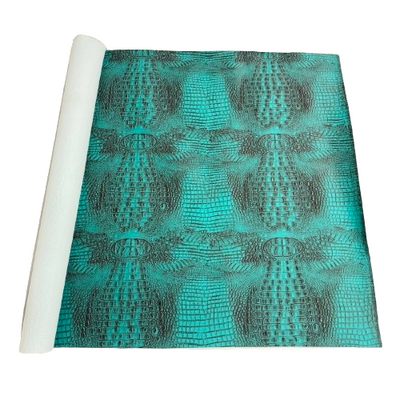 Mugger Two Tone Gator Faux Leather Vinyl Fabric - Prismatic Fiber Arts