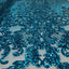 Alta Striped Damask Stretch Sequins Fabric - Prismatic Fiber Arts