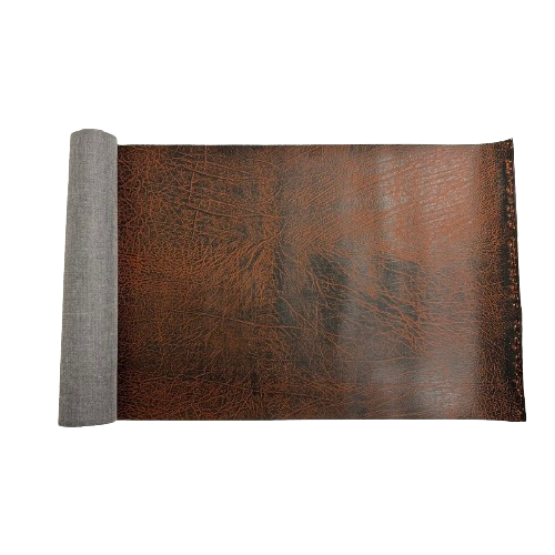 Vintage Distressed Faux Leather Suede Vinyl Fabric - Prismatic Fiber Arts