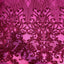 Alta Striped Damask Stretch Sequins Fabric - Prismatic Fiber Arts