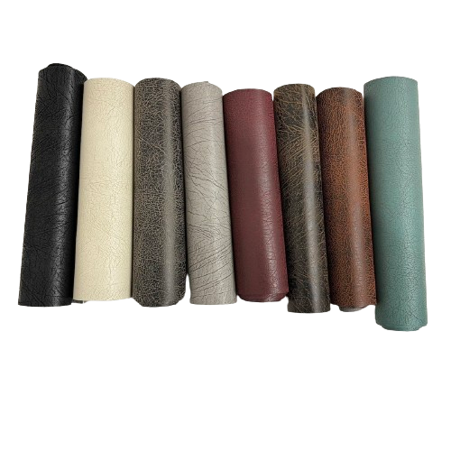Vintage Distressed Faux Leather Suede Vinyl Fabric - Prismatic Fiber Arts