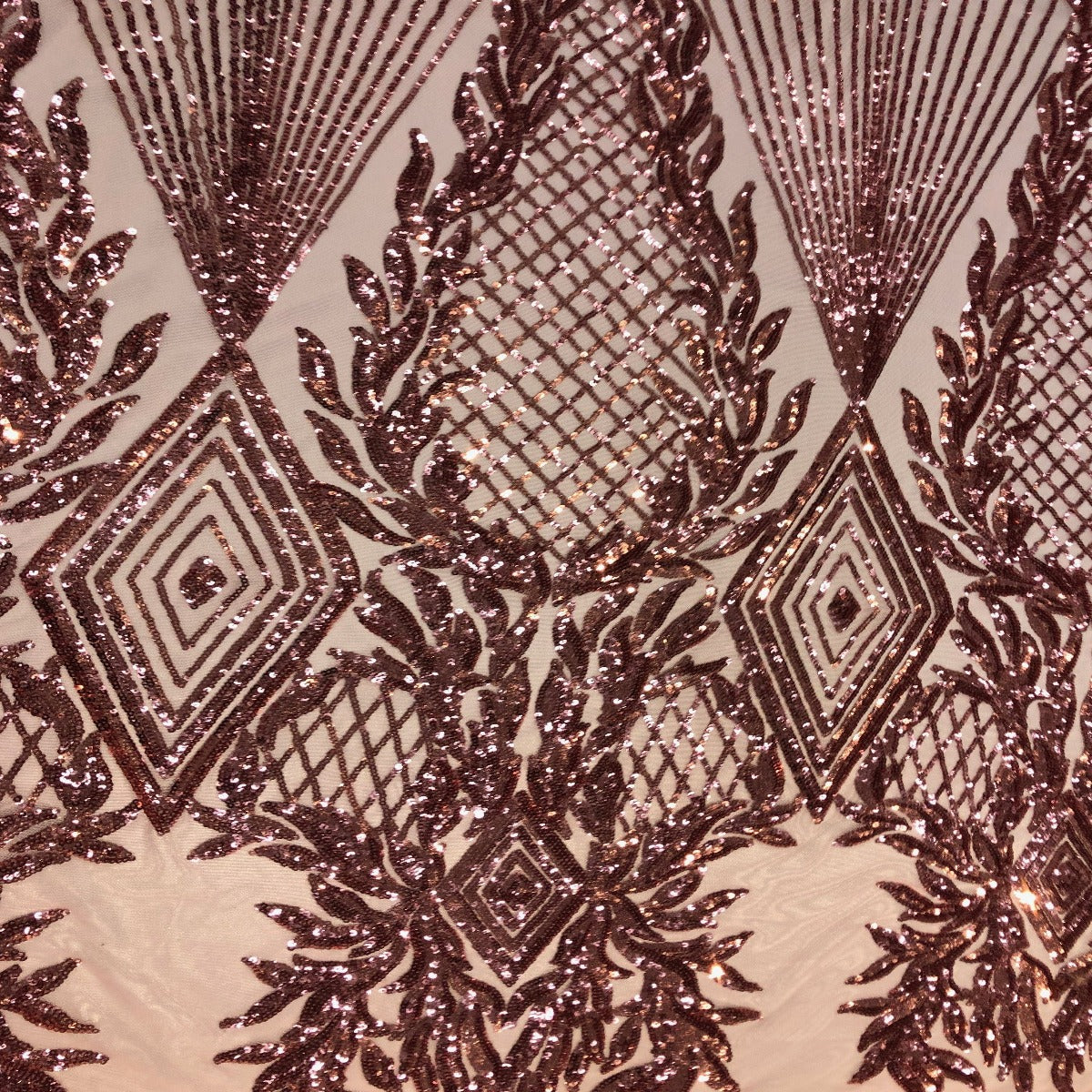 Alpica Geometric Stretch Sequins Fabric - Prismatic Fiber Arts