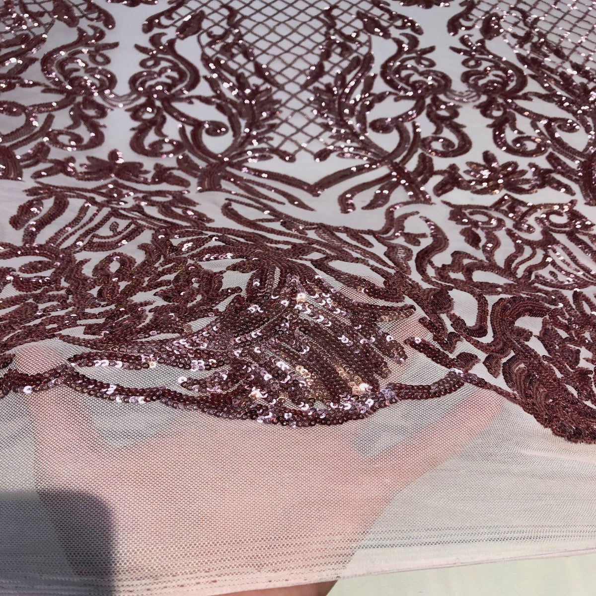 Luna Stretch Sequins Fabric - Prismatic Fiber Arts