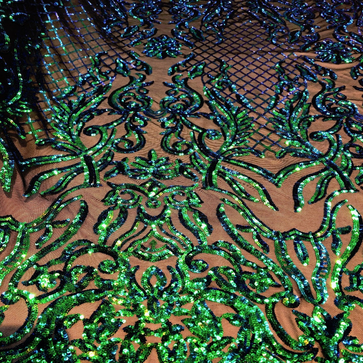 Luna Stretch Sequins Fabric - Prismatic Fiber Arts