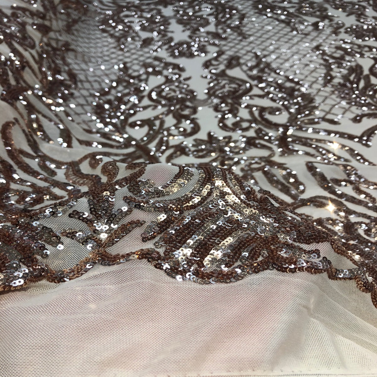 Luna Stretch Sequins Fabric - Prismatic Fiber Arts