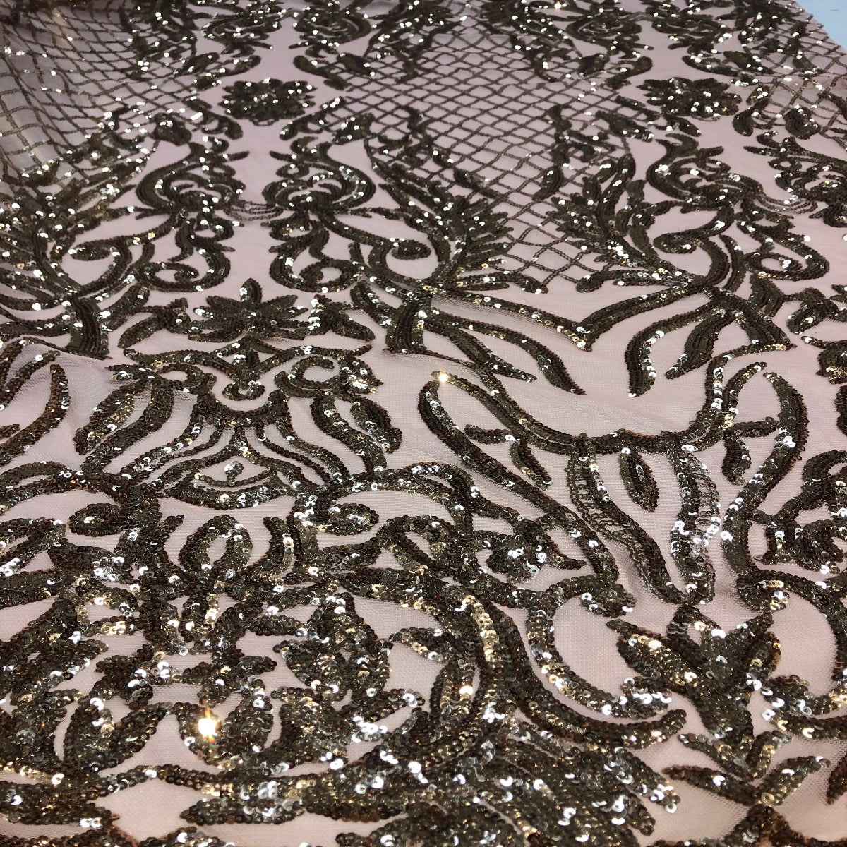 Luna Stretch Sequins Fabric - Prismatic Fiber Arts