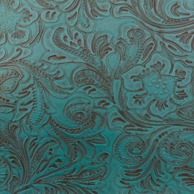 Western Floral PU Faux Leather Vinyl Fabric - Prismatic Fiber Arts