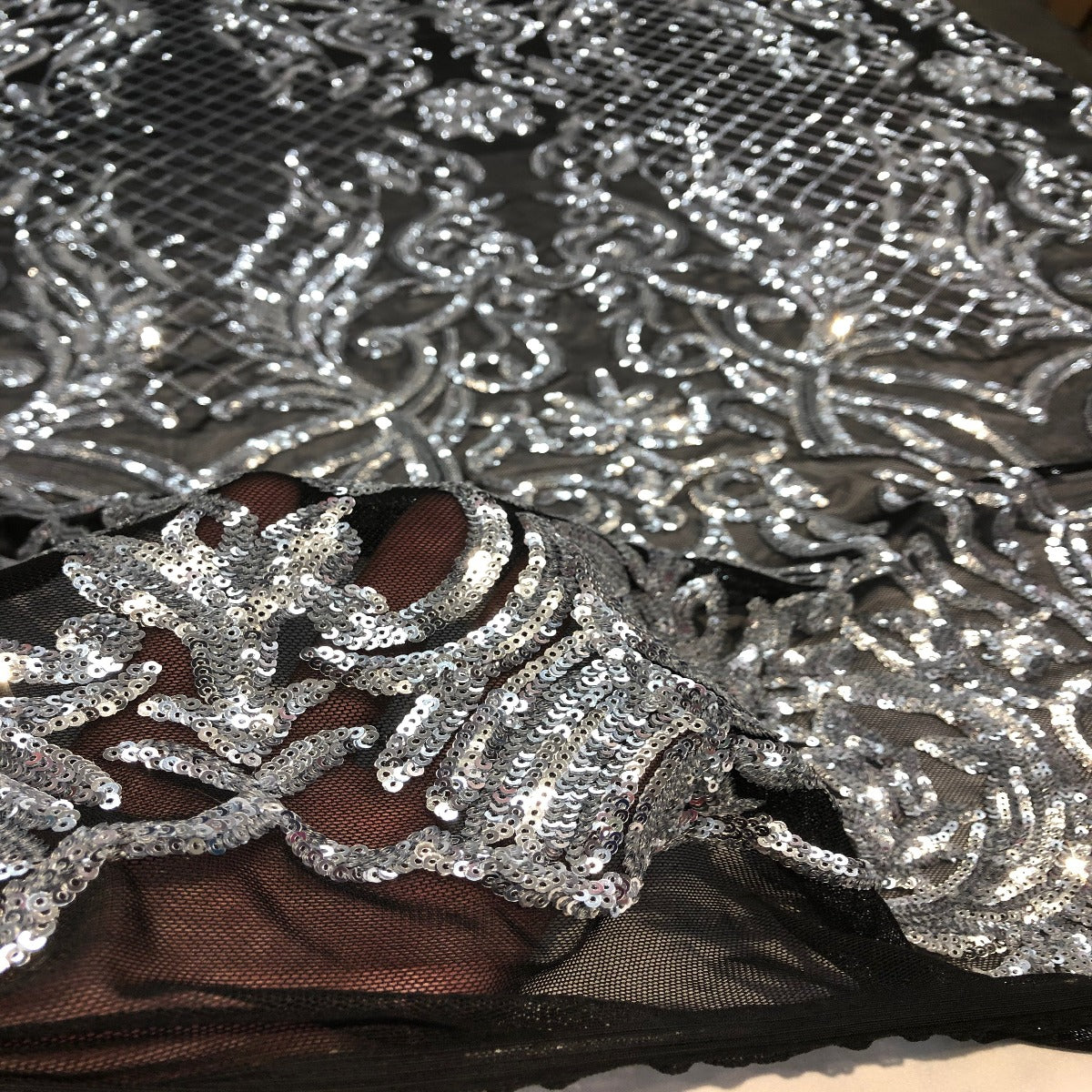 Luna Stretch Sequins Fabric - Prismatic Fiber Arts