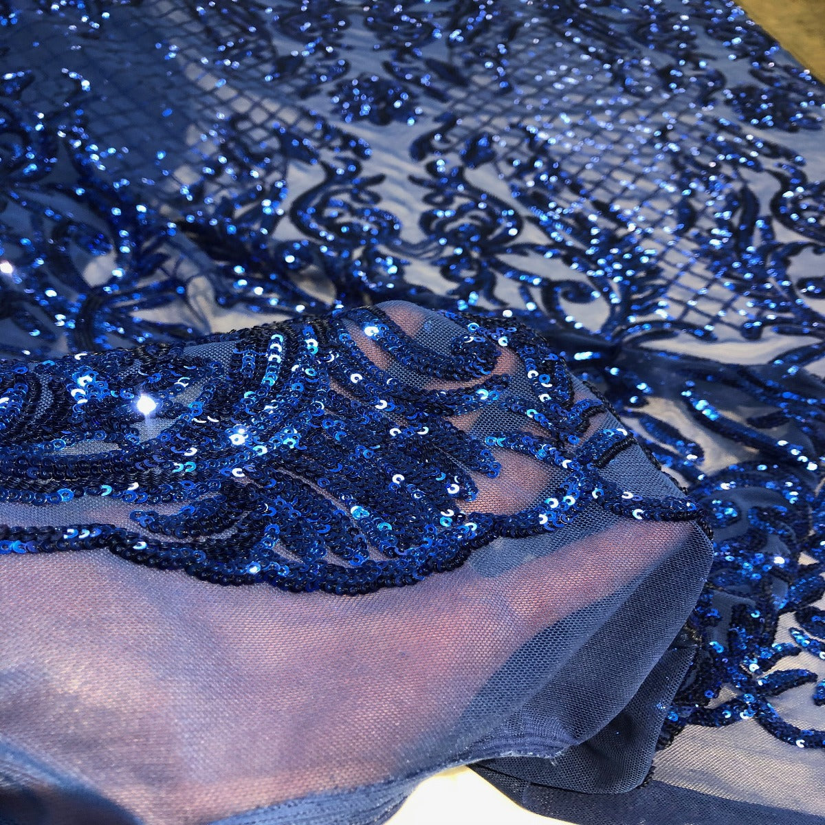 Luna Stretch Sequins Fabric - Prismatic Fiber Arts