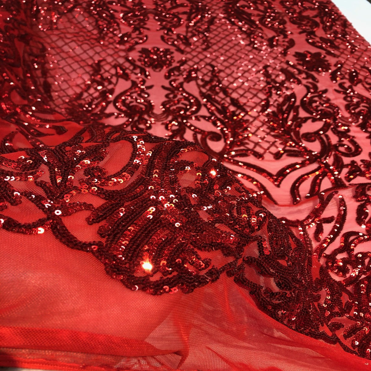 Luna Stretch Sequins Fabric - Prismatic Fiber Arts