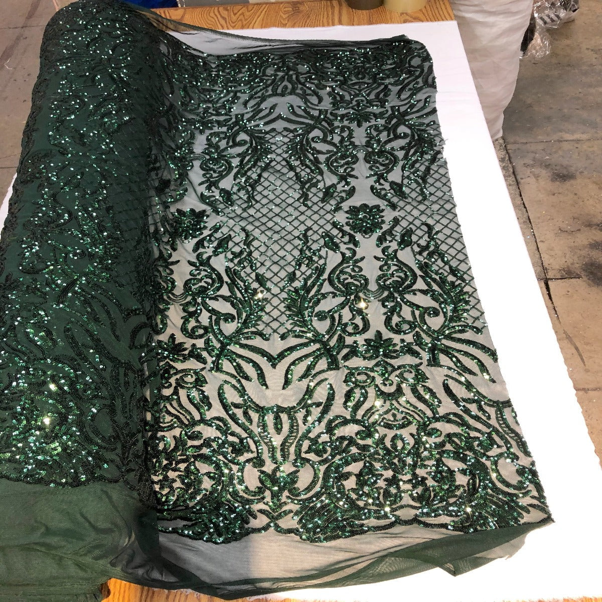 Luna Stretch Sequins Fabric - Prismatic Fiber Arts