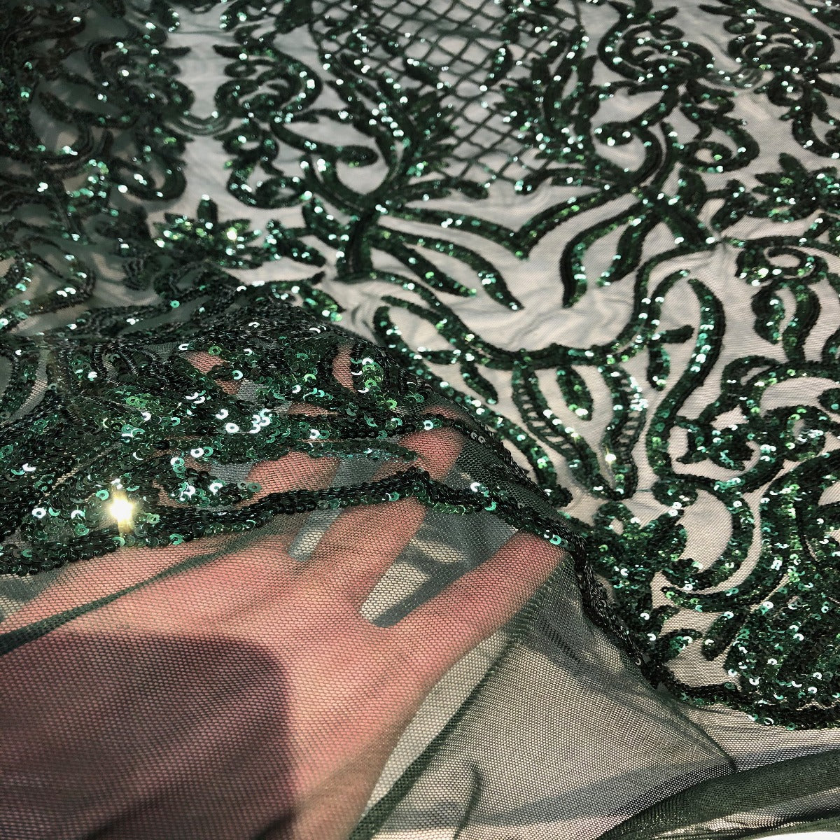 Luna Stretch Sequins Fabric - Prismatic Fiber Arts