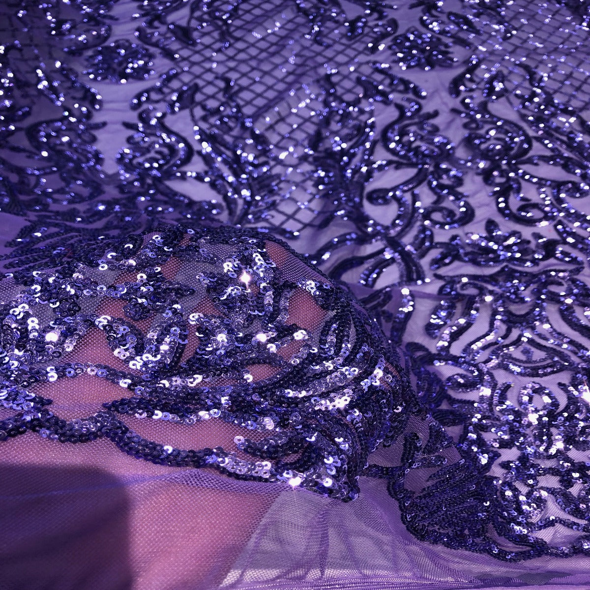 Luna Stretch Sequins Fabric - Prismatic Fiber Arts