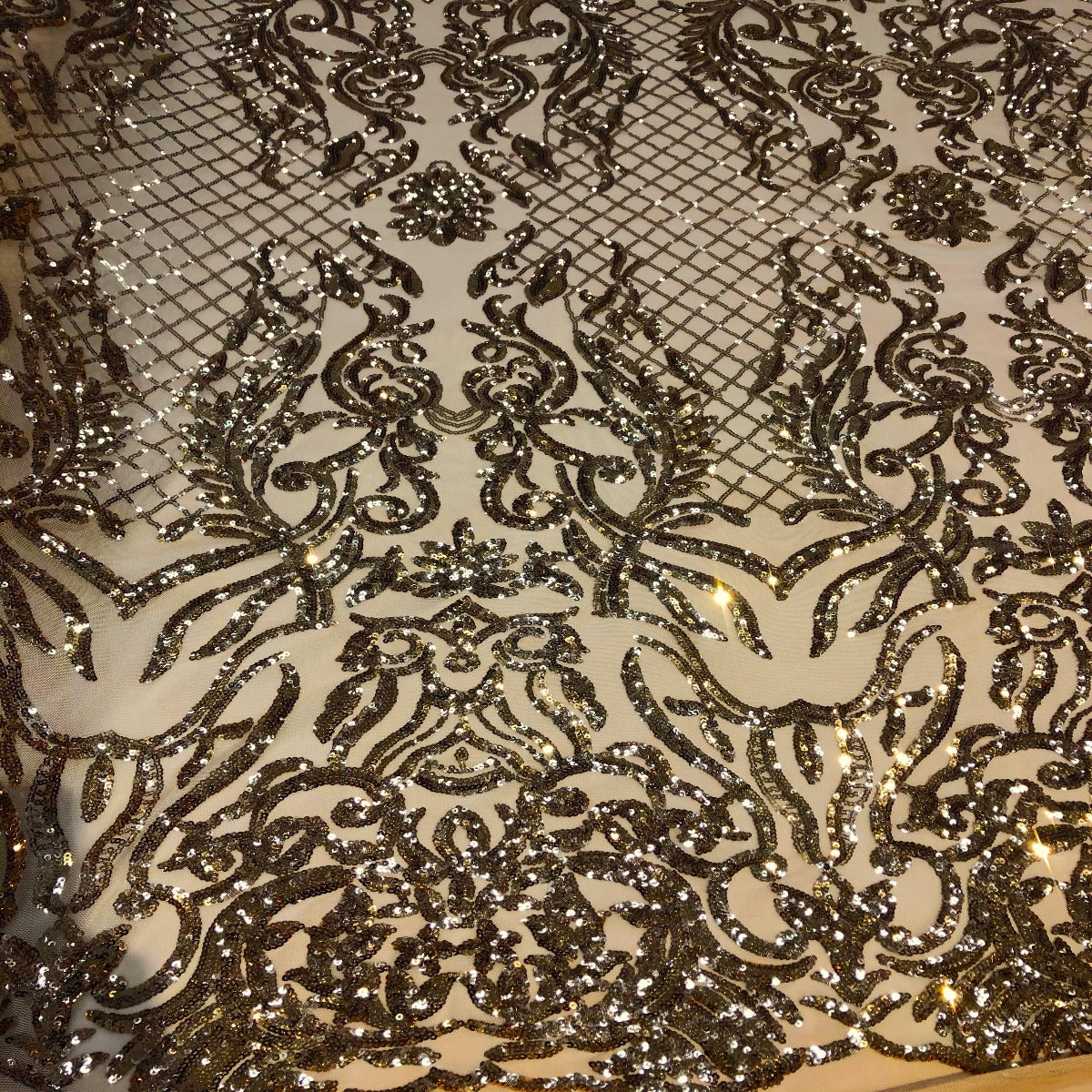 Luna Stretch Sequins Fabric - Prismatic Fiber Arts