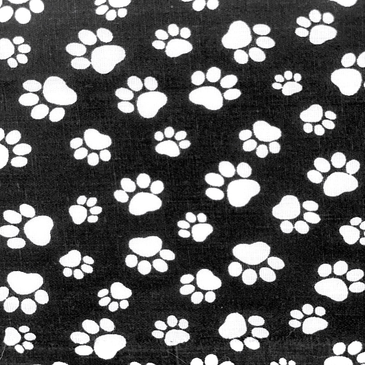 Puppy Paw Print Print Poly Cotton Fabric - Prismatic Fiber Arts