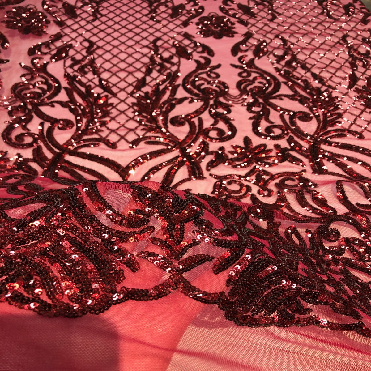 Luna Stretch Sequins Fabric - Prismatic Fiber Arts