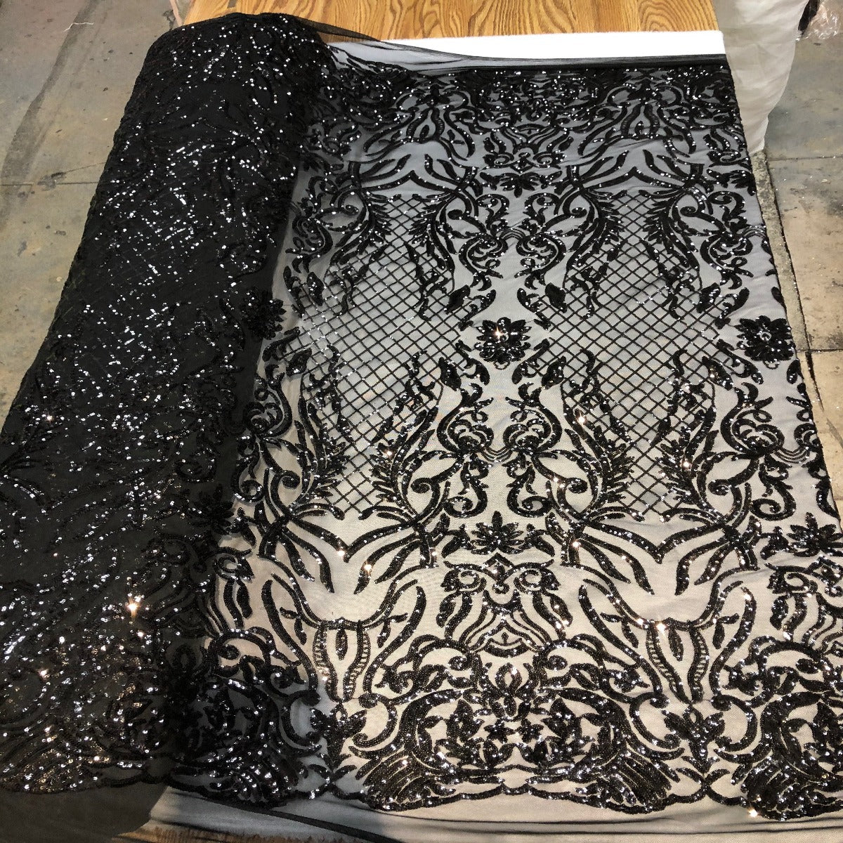 Luna Stretch Sequins Fabric - Prismatic Fiber Arts