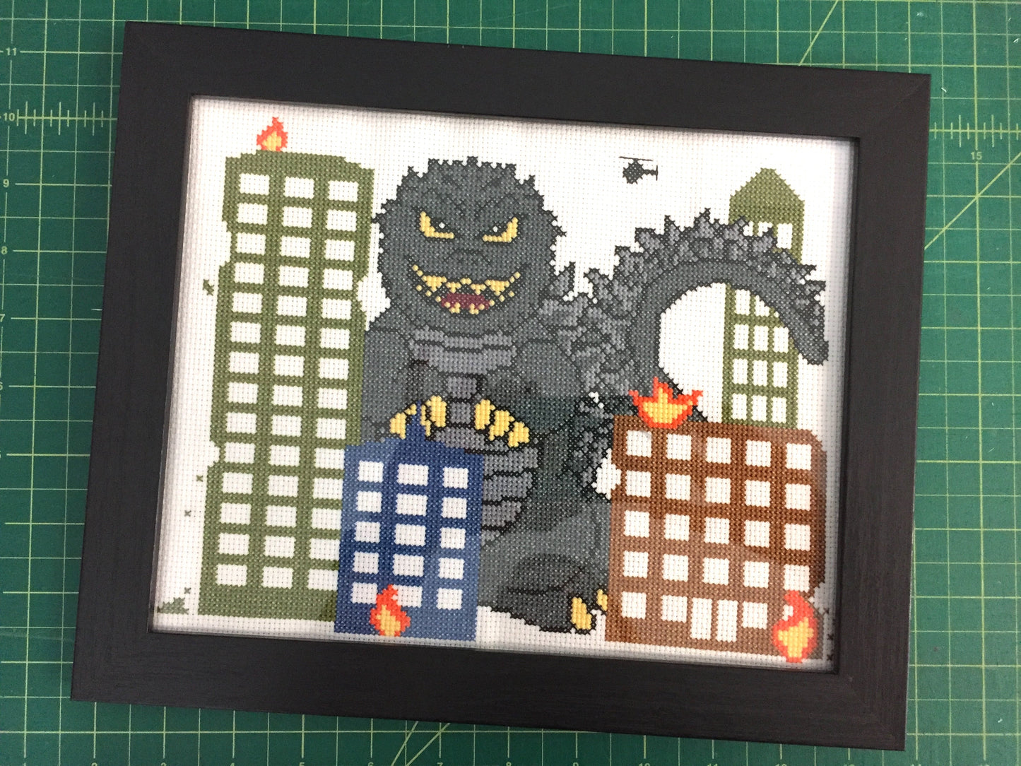 Monster Mayhem Counted Cross Stitch DIY KIT - Prismatic Fiber Arts