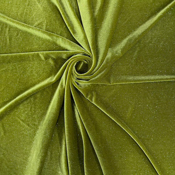 Misty Glitter Stretch Velvet Spandex Fabric - Prismatic Fiber Arts