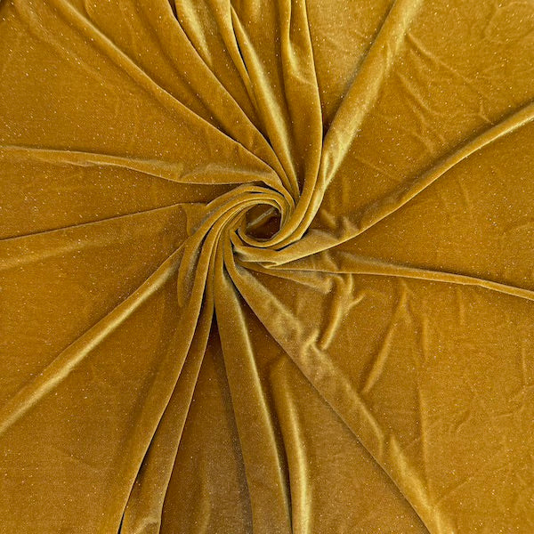 Misty Glitter Stretch Velvet Spandex Fabric - Prismatic Fiber Arts
