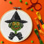 Green Witch by Mary Engelbreit Counted Cross Stitch DIY KIT - Prismatic Fiber Arts