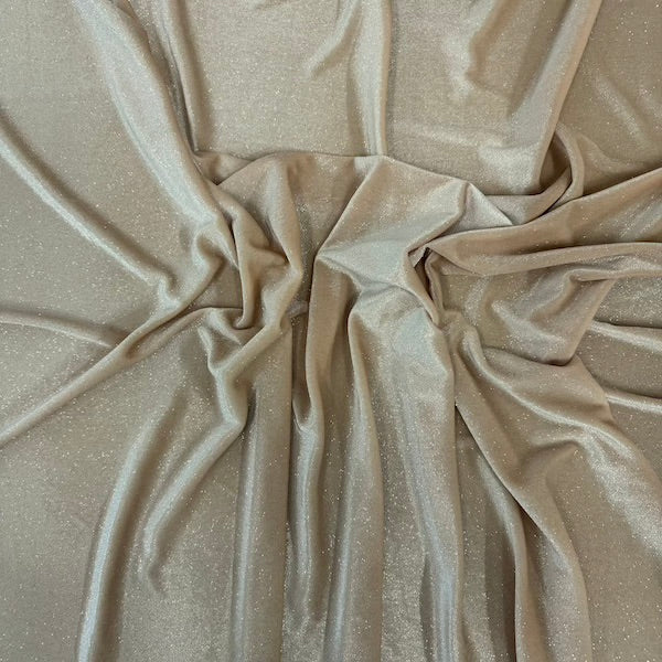 Misty Glitter Stretch Velvet Spandex Fabric - Prismatic Fiber Arts