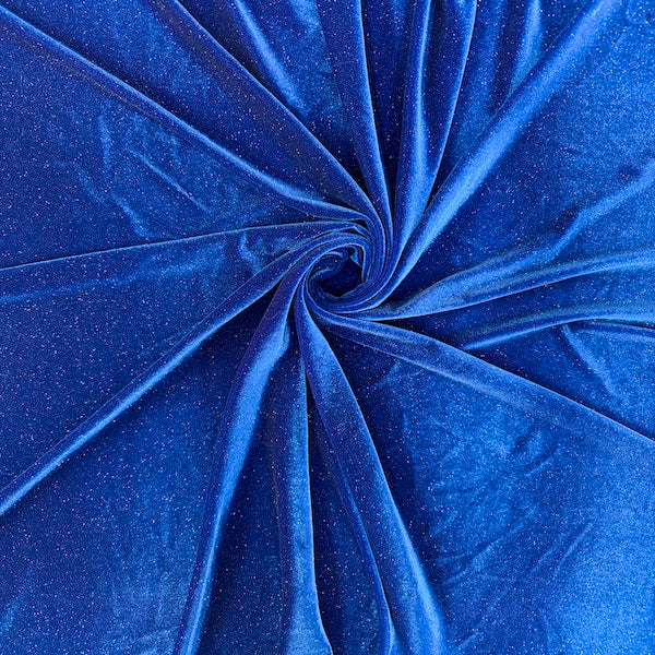 Misty Glitter Stretch Velvet Spandex Fabric - Prismatic Fiber Arts