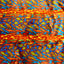 Multicolor Rainbow Leopard Print Faux Fur Fabric - Prismatic Fiber Arts