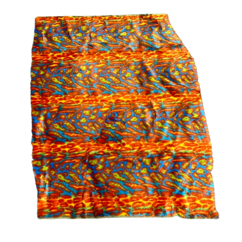 Multicolor Rainbow Leopard Print Faux Fur Fabric - Prismatic Fiber Arts