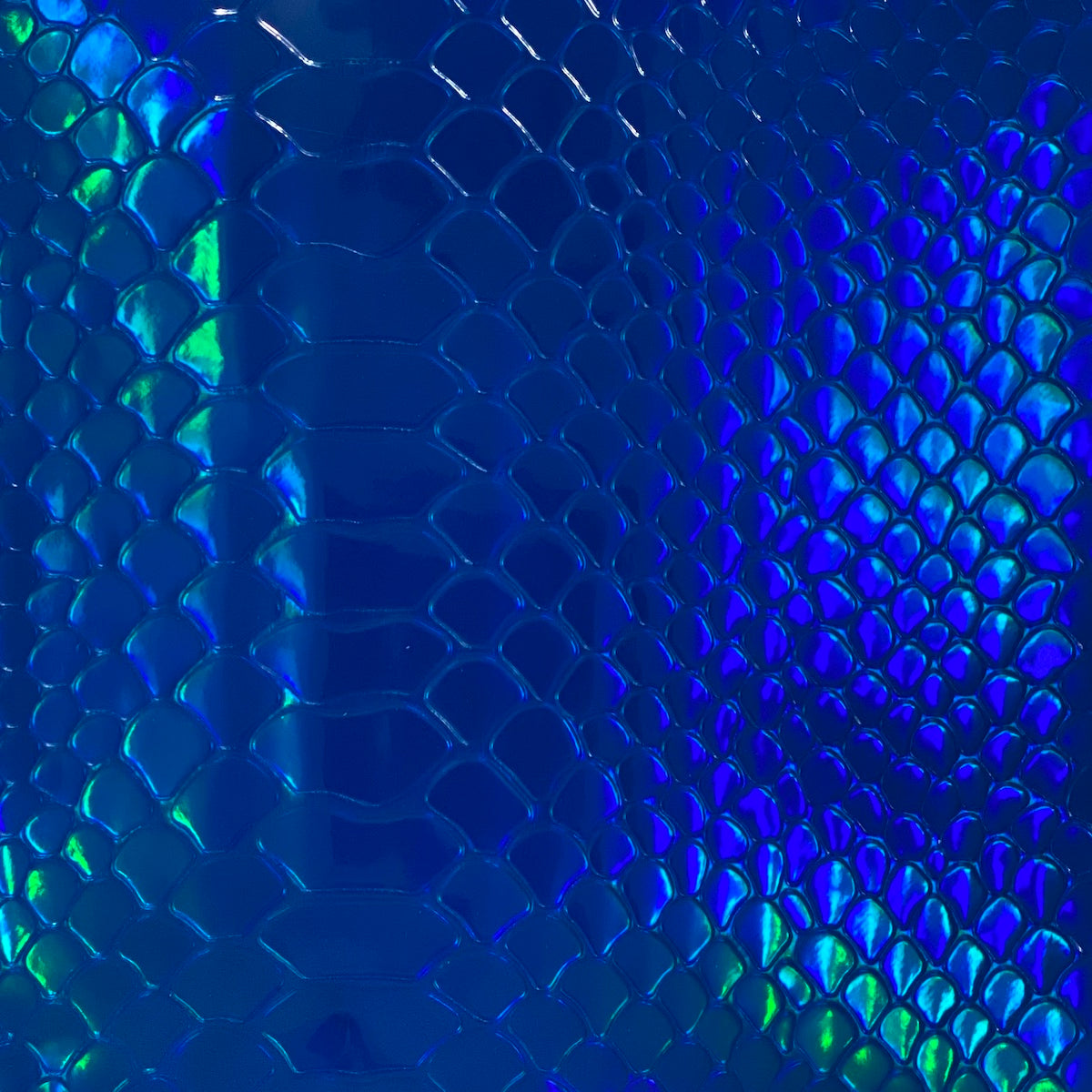 Iridescent Viper Sopythana Snake Skin Vinyl Fabric - Prismatic Fiber Arts
