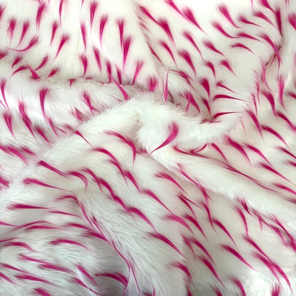 Two Tone Spike Shaggy Faux Fur Fabric - Prismatic Fiber Arts