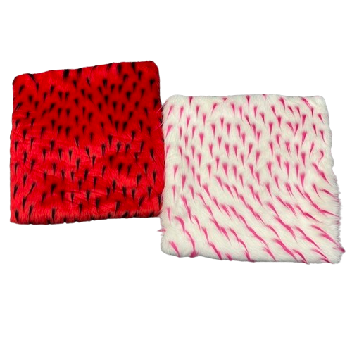 Two Tone Spike Shaggy Faux Fur Fabric - Prismatic Fiber Arts