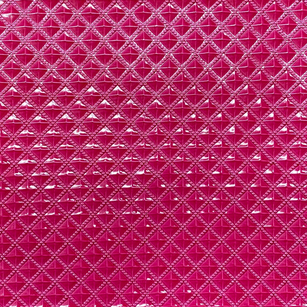 Diamond Embossed Vinyl Fabric - Prismatic Fiber Arts