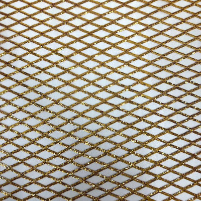 Diamond Pattern Sequins Stretch Mesh Fabric - Prismatic Fiber Arts