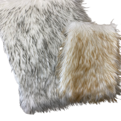 Frost Tipped Husky Faux Fur Fabric - Prismatic Fiber Arts
