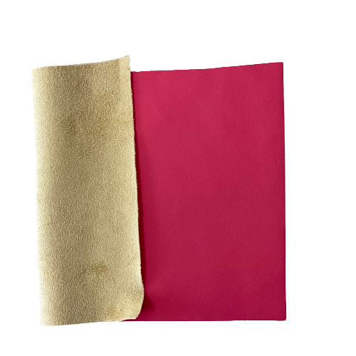 Lambskin Stretch Faux Leather With Suede Backing Apparel Fabric - Prismatic Fiber Arts