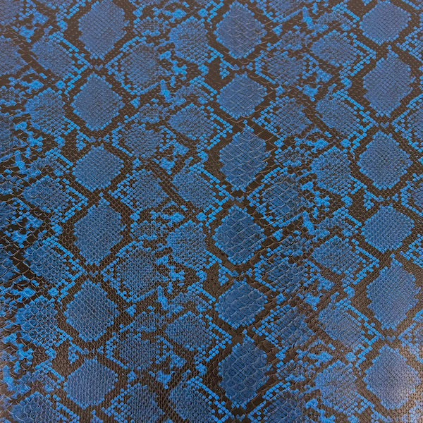 Caicos Snake Skin Faux Leather Vinyl Fabric - Prismatic Fiber Arts