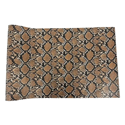 Caicos Snake Skin Faux Leather Vinyl Fabric - Prismatic Fiber Arts