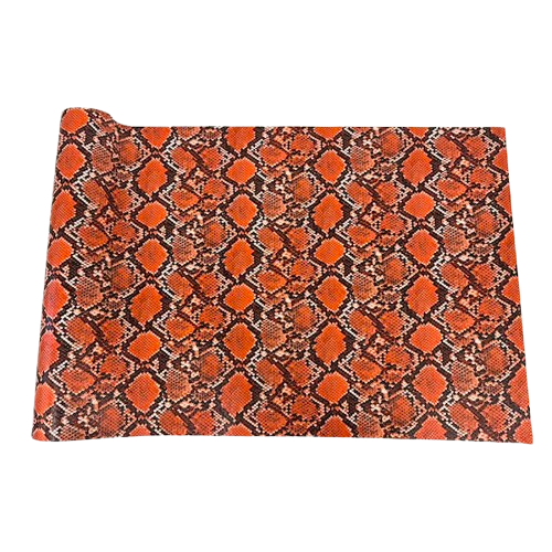 Caicos Snake Skin Faux Leather Vinyl Fabric - Prismatic Fiber Arts
