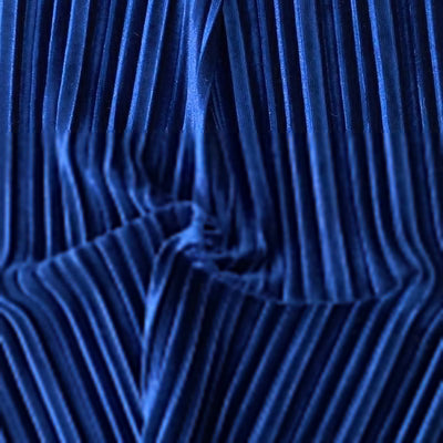 Pleated Stretch Velvet Spandex Fabric - Prismatic Fiber Arts
