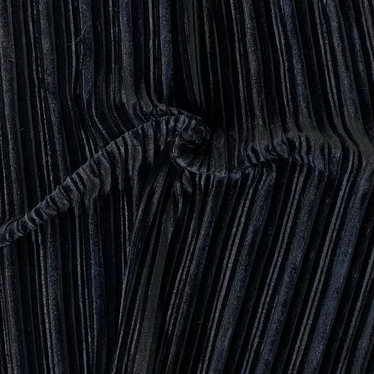 Pleated Stretch Velvet Spandex Fabric